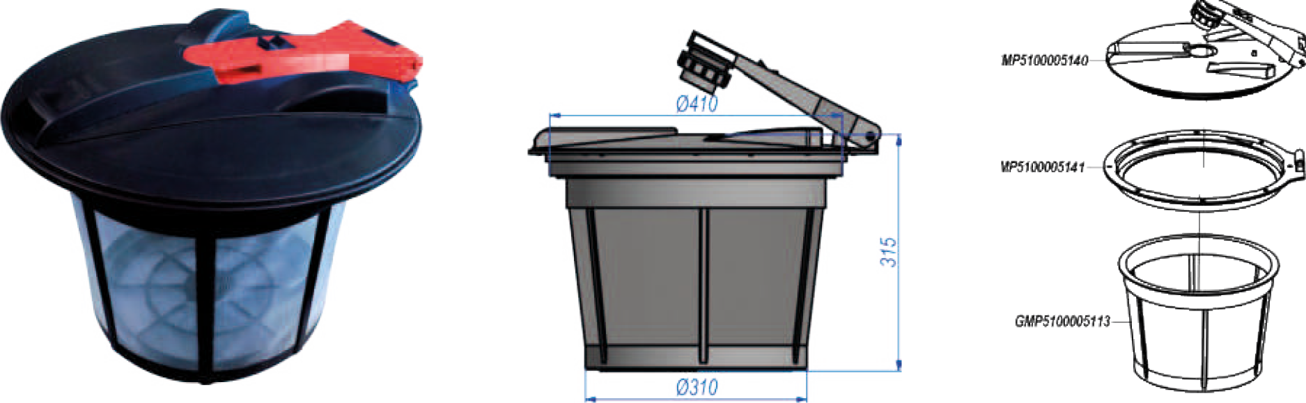 Tonluk Menteşeli Kapak Takımı