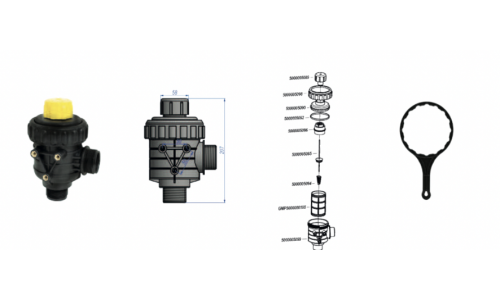 100 lük Çek Valfli Filtre Takımı resmi