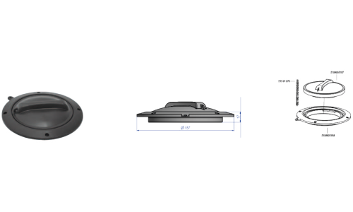 Temiz Su Kapağı Kilitli resmi