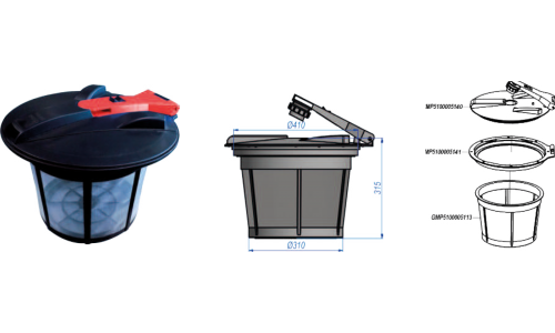 Tonluk Menteşeli Kapak Takımı resmi